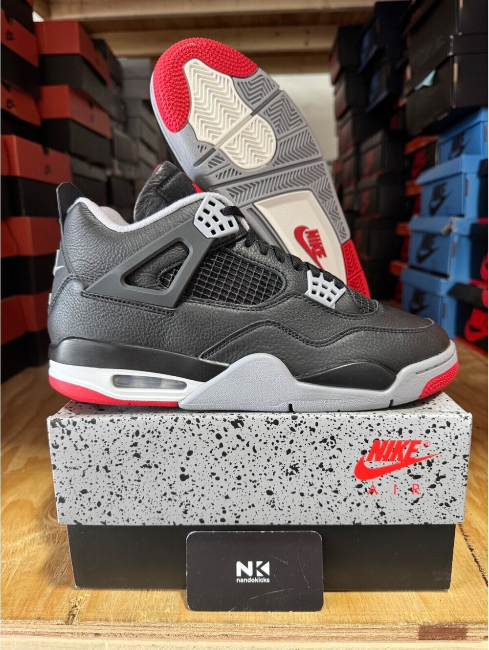Air Jordan 4 Retro 'Bred Reimagined' FV5029-006 BRAND NEW MENS SIZE 10